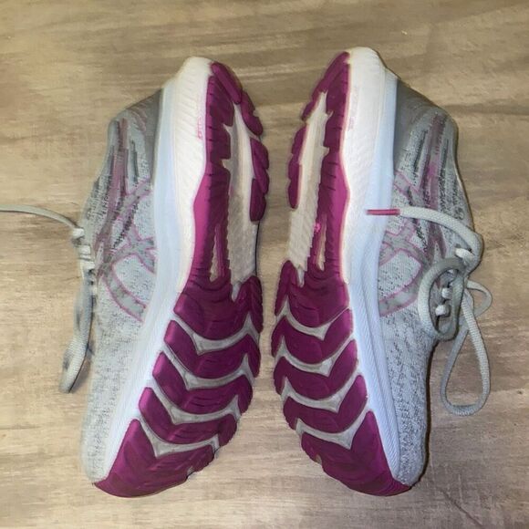 ASICS Gel Kayano 29 Running Shoes Grey Piedmont Grey Purple Orchid Size 8 - Picture 4 of 11
